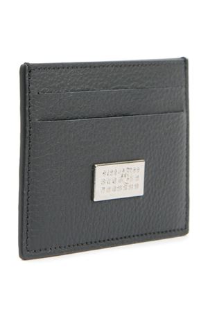 Black calf leather Numeric card holder MM 6 MAISON MARGIELA | SA5UI0013P8336T8013